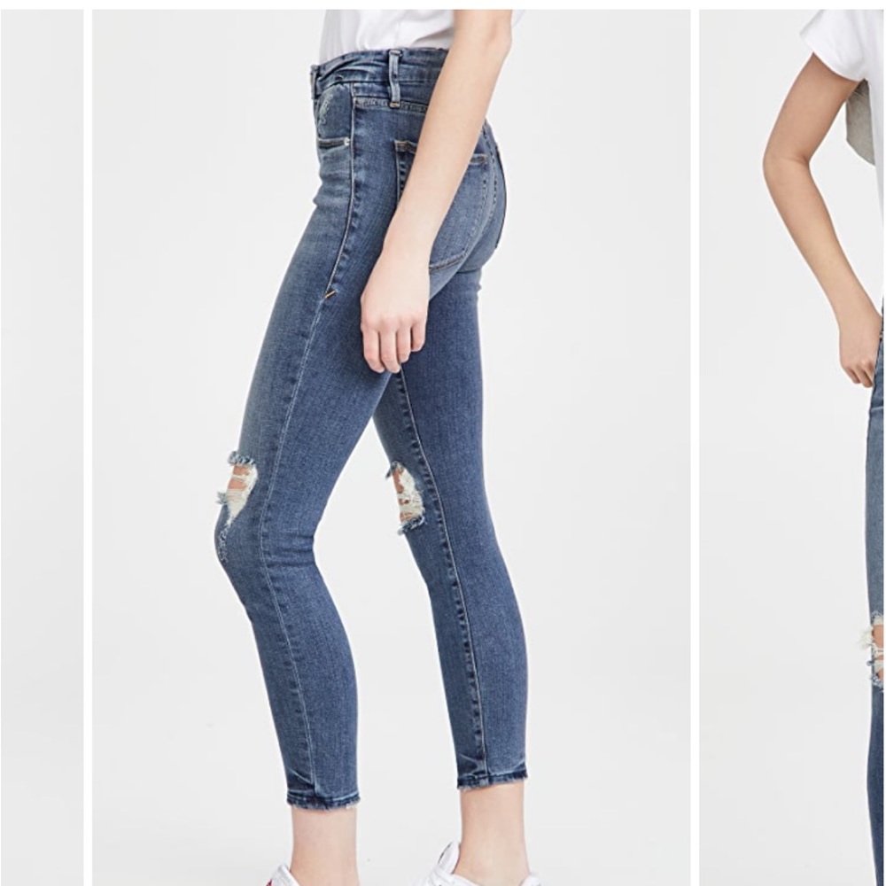 Good American Good Legs distressed jeans